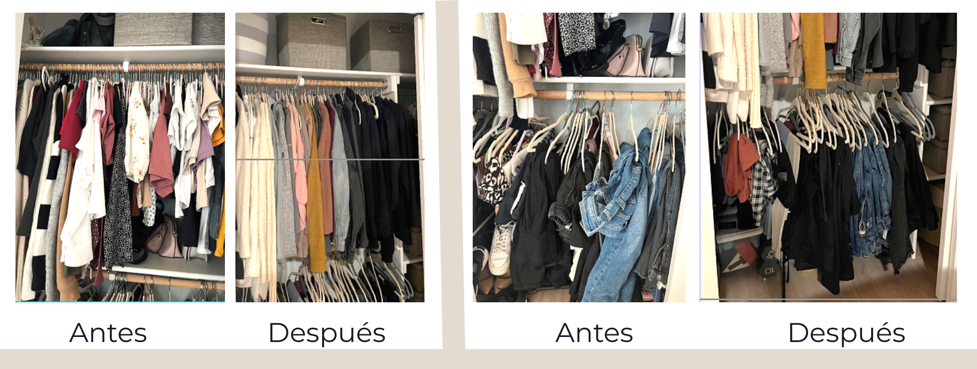 Antes y después pantry