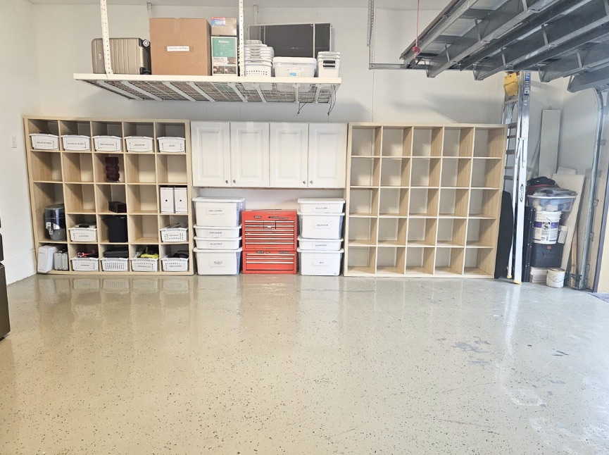 Garage after organizing